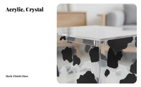 doublelevel circular table Nordic Design Nightstand multipurpose Use for Office, Students