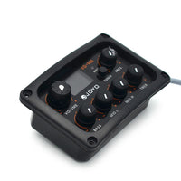 JOYO卓乐拾音器 EQ-505 5段EQ 民谣吉他扩音校音器 带调音 配硬棒