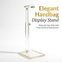 Adjustable Acrylic Handbag Display Stand Holder, Clear Purse Handbag Organizer for Retail Display, T - Image 7