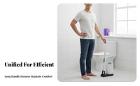 Toilet Brush Removes Tough Stains Toilet Scrubber Set Scratch for Lavatory