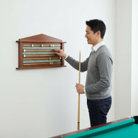 Wooden Billiard Scoreboard Multi Line Billiard Score Board Pool Scorekeeper for Game Room, Bar, Club
