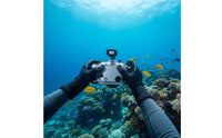 Textured Grip 5mm Neoprene Diving Gloves Wear Resistant Full Finger Diving Gloves Wrist Strap Secure Fit for Underwater