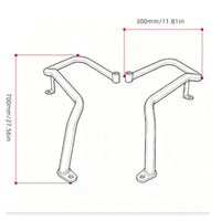 Motorcycle Crash Guards Direct Fit Motorcycle Engine Guards Damage Reducing Frame Sliders for Commuters