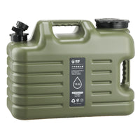 18.5L Outdoor PE Food-Grade Camping Water Bucket with Faucet