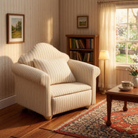 1/12 Scale Sofa Padded Armrests 1/12 Scale Couch Wood and Textile Sofa Throw Pillow Miniature Furniture Classic Style