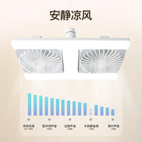 跨境E27螺旋静音风扇灯LED室内照明灯具客厅卧室电扇灯风扇灯