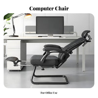 Reclining Office Chair with Footrest resting Function Ergonomic Recliner with Footrest 360-Degree rotate SGS Certified