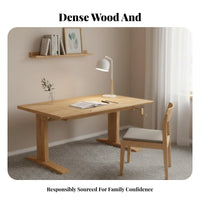 Adjustable Desk and Chair Set Tilting Desktop children's Furniture Built-in Storage Drawer Side Bag Hanger for Schoolwork