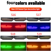 Dynamic Demon Eye S Series Car Rear Windshield LED Emoji Light Universal
