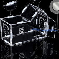 Clear Acrylic Amphibian House High Clarity Transparent Pet Breeding Box