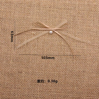 双层缎带蝴蝶结手工缝珠丝带饰品配件 diy鞋袜帽子服装装饰辅料