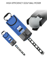 Portable Golf Ball Retriever with Canvas Bag