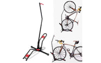 Floor Bike Stand with Upright Support Space-Saving Upright Cycle Floor Stand Stable Standing Bike Rack for Cyclists, Garage, Apartment, Workshop