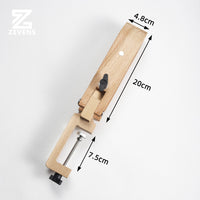 桌面款手缝木夹 榉木/俄罗斯桦木板 手工皮革缝线工具