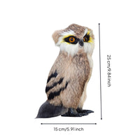 Feathered Owl Figurine Artisanal Sculpture Vivid for Photographers