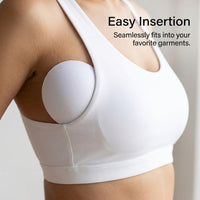 Breast Pads Foam Inserts for Swimwear and Sports Bras, Round with Soft Sponge Padding, Breathable Cups for Sewing Projects