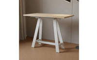 Solid Wood Trestle Leg Minimalist Design DIY Desk Leg Easy Assembly for Workshop