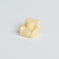 Dollhouse Armchair Detailed Miniature Couch with Cushion Elegant Furniture for Photography