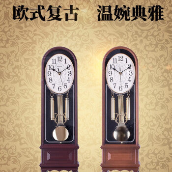 Tabletop Desktop Clock Living Room Retro Ornament Chime Clock Home Decoration Old-fashioned Clock House-shaped Design