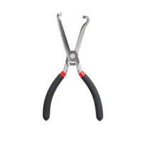 Hooked Tip Spring Loaded Wire Cutter Stainless Steel Serrated Pliers Rubber Grips Spring-Loaded Pliers Sharp Cutting Edge