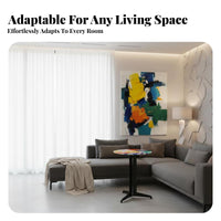 Colorful Round Pedestal Table Sturdy Sturdy Home Furnishing Easy to Assemble