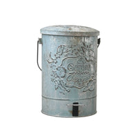 Outdoor Trash Can with Lid Hands-Unrestricted Trash Can with Lid Retro
