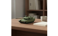 Armored Vehicle 99B Main Battle Tank Model Collectible 1/144 Scale Tank Model Display Piece Desk Decoration for Desktop