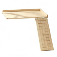 Wooden Ramp Platform Rounded Edges Wooden Pet Platform Non-Slip Surface