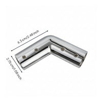 Elbow piping with Set Screws Polished Marine piping Fitting 2 Way 90 Degree Elbow Fitting for Handrails