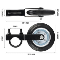 Heavy Duty Farm Gate Caster Outdoor Door Frame Auxiliary Wheel Metal Fence Gate Wheel for Metal Swing Gate