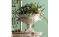 Urn Planter with Handles Vintage Pot Large for Mantel