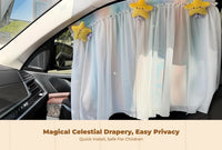 Car Window Shade, Retractable Sun Cover, Sun Protection, Suction holder Holder, Privacy, Infant, Side Window, Easy Installation