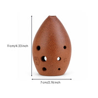 Ceramic Xun with 8 Holes G Note Xun Traditional Wind Instrument for Performance