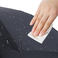Waterproof Push Open Umbrella Windproof Umbrella with Fiber Ribs Heavy Duty Large for Businesses