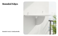 Semicircle Hanging Container on the vertical surfaceMounted Plant Holder Space-Saving for Entrymethod