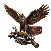 跨境250th Eagle Trailer Hitch 250周年纪念鹰形拖车挂钩装饰品