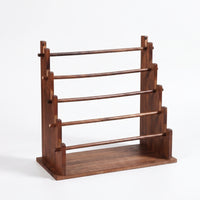 Wooden Bracelet Rack Freestanding Countertop Display Rack Rectangular Base Accessory Storage