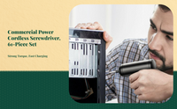 Cordless screwdriver for DIY, home