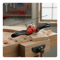 Manual Wood Planer Ergonomic Handles Spokeshave Multi-Purpose for Carpenters