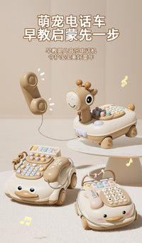 Baby Telephone Toy with Music for Infants 0-3 Years