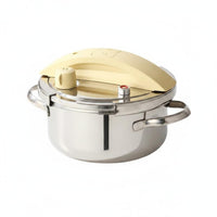 Glass Lid Included 304 Stainless Steel Pressure Cooker Pressure-resistantProof Induction Compatible Pressure Cooker