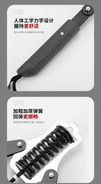 臂力器握力器可调节臂力棒家用弹簧健身训练臂力器练胸肌手臂器材