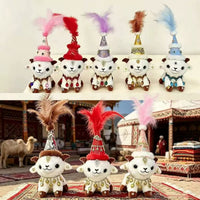 Xinjiang Little Sheep Plush Toy Stuffed Sheep Doll Pendant Keychain Cultural Tourism Souvenir Gift Wholesale