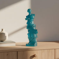 Modern Abstract Sculpture Artistic Design Resin Figure Decor for Office Desk