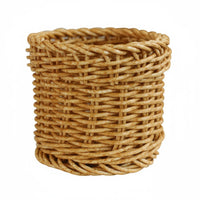 Woven Pen Cup Multi-Functional Woven Writing Utensil Holder Handmade for Vanity