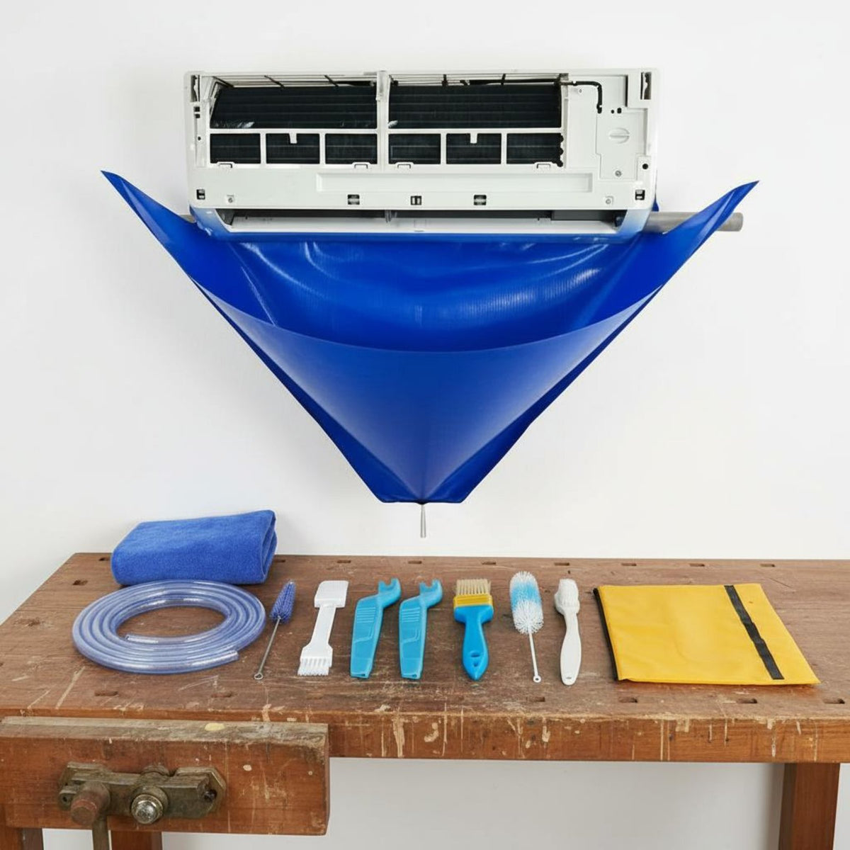 10 Pieces Air Conditioner Cleaning Kit Waterproof Air Conditioning Cleaning Bag