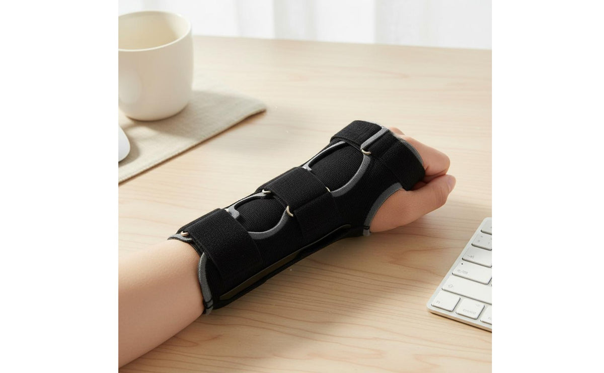 Supportive Adjustable Support Brace Breathable Material Compression Support Wrap Nonslip Fit for Seniors, Post-Surgery