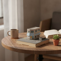 Street-Scene Model with Base Realistic 1/64 Scale Diorama Cityscape Scale Model Building for Display Shelves