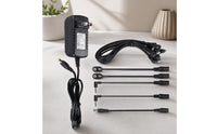 Guitar Effect Pedal Power Adapter Supply Cable Multi-Output Instrument Power Adapter Supply with Right-Angle Plugs Low-Noise