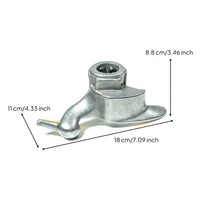 Tire Changer Head with Square Mounting Stainless Steel Tire Changer Work Head Automotive Tool Inverted-Position Replacement